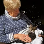 Savma enjoying ‘spa-day’ cuddles with Jacky